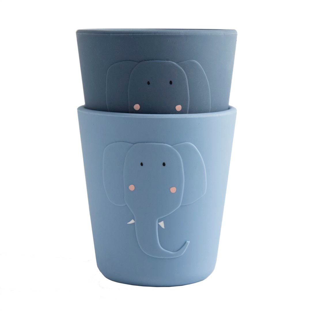 Bicchieri in silicone 2 pezzi - Mrs Elephant